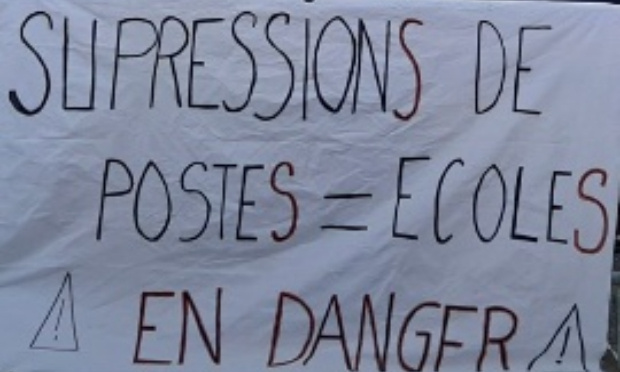 Stop aux suppressions de postes d'enseignants à Bagneres de Luchon