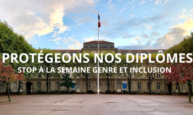 Stop à la semaine OBLIGATOIRE genre et inclusion à l'IEP de Lyon