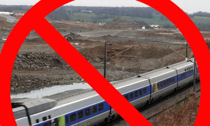 Non à la nouvelle ligne TGV destructrice de terres entre Rennes et Redon