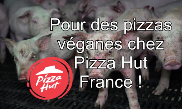 Pour des pizzas véganes chez Pizza Hut France !