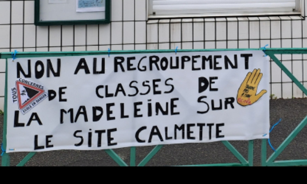 Non au regroupement de la Madeleine sur le site Calmette !