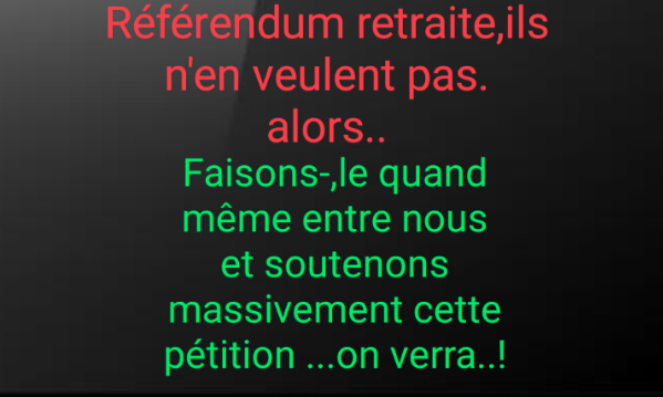 Contre la réforme des retraites, signons massivement !