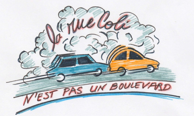 La rue Coli n'est pas un boulevard à Bègles !