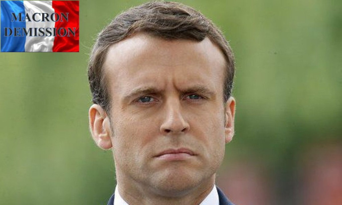 Pour la démission d'Emmanuel Macron !