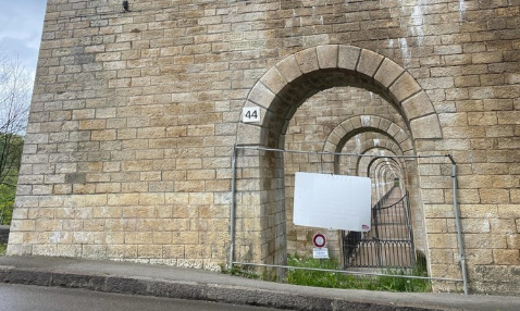 Réouverture du passage piéton au Viaduc de Chaumont