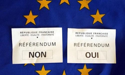 Oui au référendum sur l'Europe