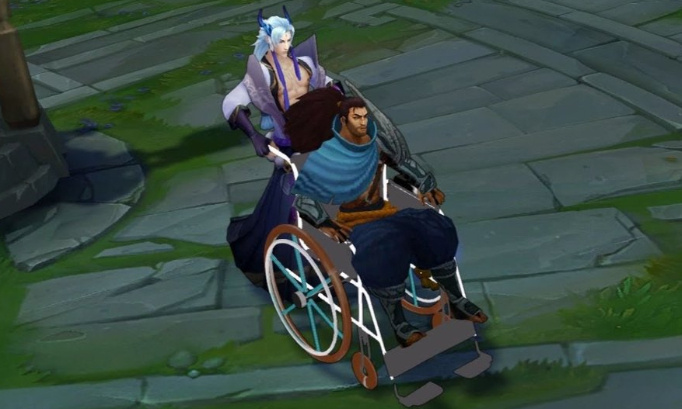 Official skin Wheelchair Yasuo