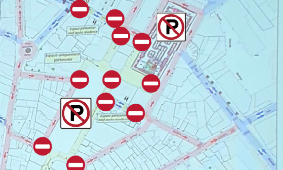 Contre la piétonnisation du centre ville et la suppression des places de parking au Centre Ville de Challans (85)