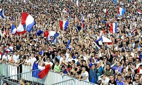 Pour la diffusion de la finale de l'Euro en écran géant à Chaumont
