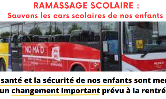 Sauvons le ramassage scolaire d'Autheuil-Authouillet !