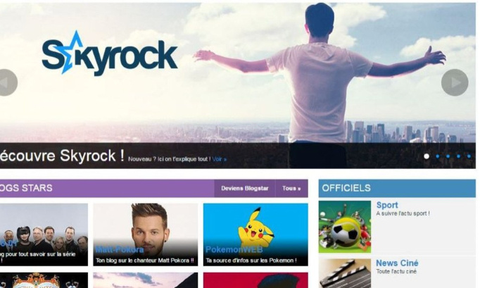 Non &agrave; l'arr&ecirc;t de SKYBLOG !