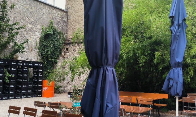 Le Jardin Biergarten Grenoble en r&egrave;gle ...mais en danger
