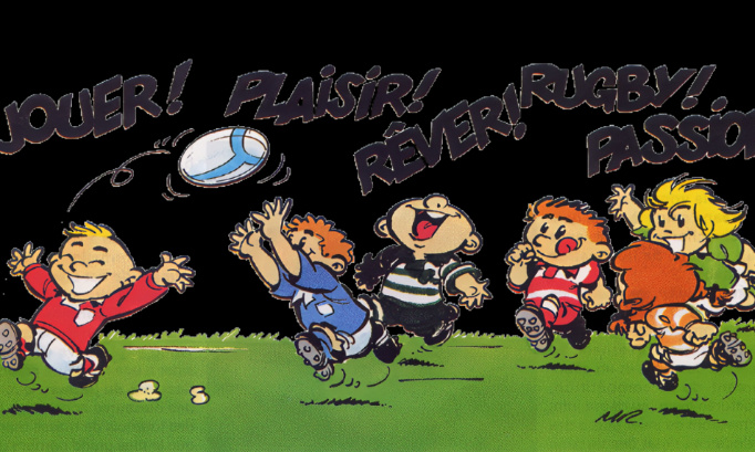 STOP aux commentateurs des matchs de rugby sur TF1 .