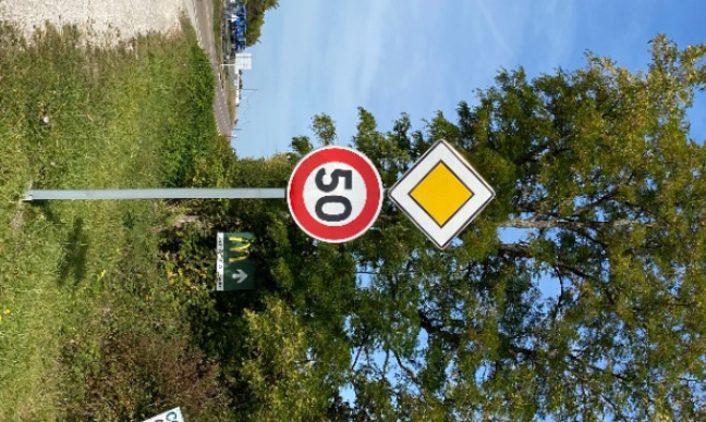 Contre la limitation de vitesse sur la RD 619 à Chaumont !
