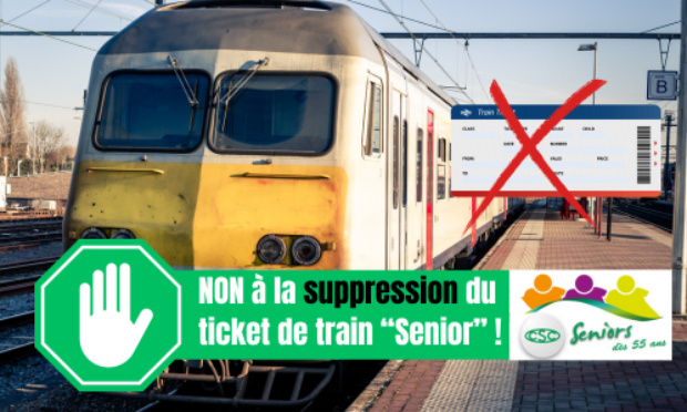 Non à la suppression du ticket de train "Senior" !