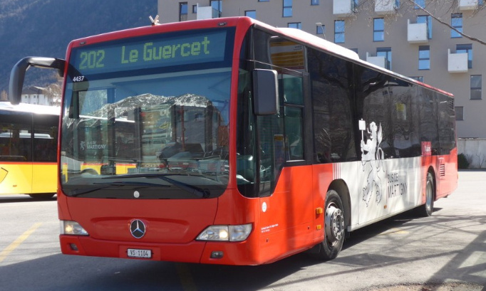 Pour la prolongation de la ligne de bus 202 (Martigny - Le Guercet) jusqu'à Charrat
