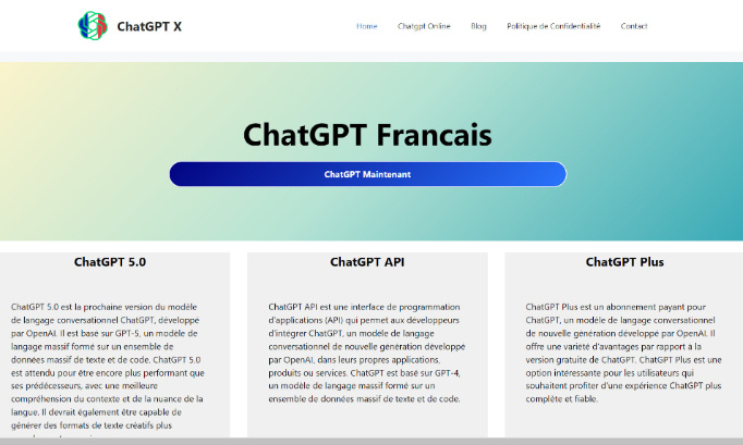 Chat GPT Gratuit Les Avancées de l'Intelligence Artificielle
