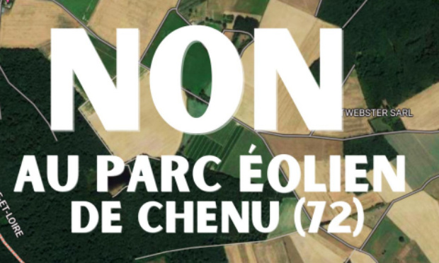 Non au parc éolien de Chenu qui ne respecte ni les enjeux de biodiversité ni le cadre légal.
