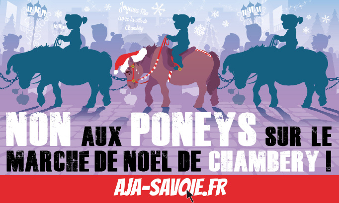 Stop aux balades à poneys à Chambéry !