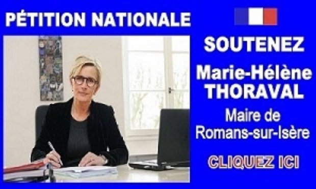 Soutien à Madame Marie-Hélène THORAVAL, Maire de Romans-sur-Isère