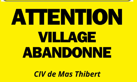 Non à la fermeture du bureau de Poste rural de Mas Thibert (13)
