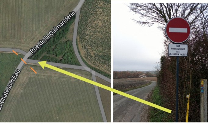 Non au sens interdit sur 300 mètres afin de rétablir le double sens de circulation entre Moulinet et Beauvoir !