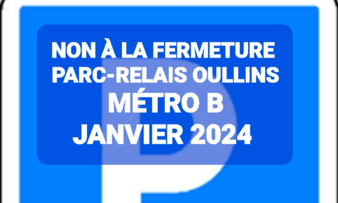 Non à la fermeture du parc relais métro B de la gare d'Oullins dès janvier 2024
