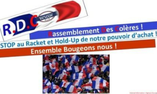 Rassemblement des colères pour le peuple français !