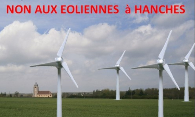 Non aux éoliennes à Hanches 28, Eure et Loir !