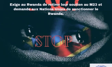 Non au génocide et oui à la paix à l’Est de la RDC.