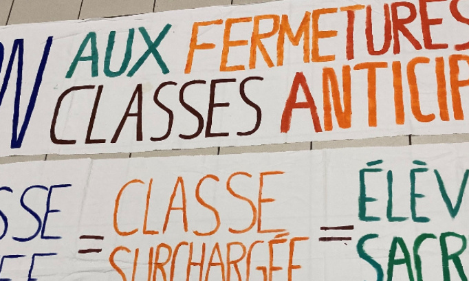 Non à la fermeture de classe à l'école Jules Ferry à Quiberon !