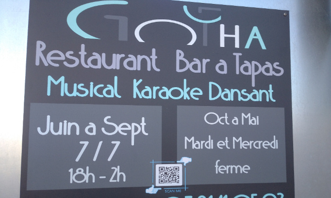 Contre : le commerce GOTHA bar &agrave; vin pour nuisances sonores