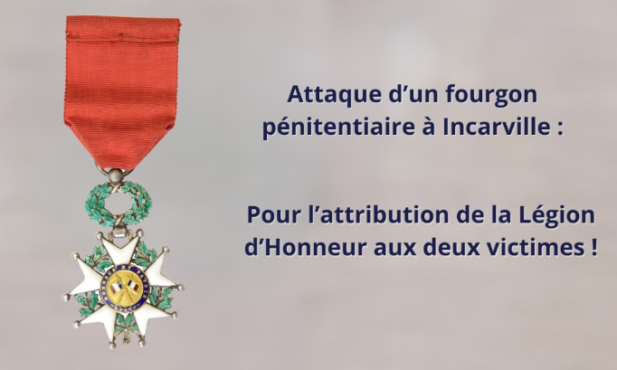 Légion d'Honneur pour Arnaud Garcia et Fabrice M. tués au péage d'Incarville.