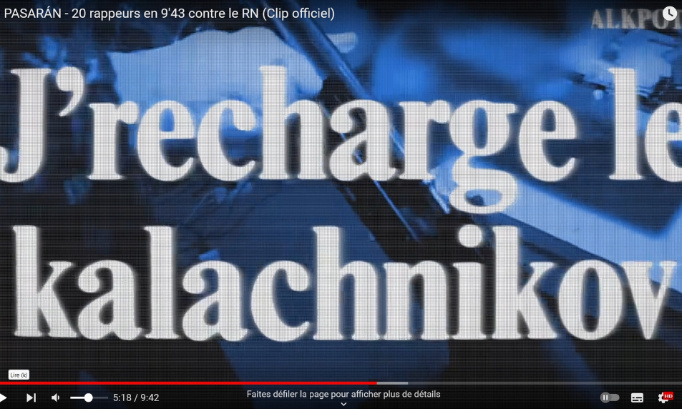 INTERDIRE LE CLIP NO PASARAN de FIANSO pour INCITATION AU FEMINICIDE et A LA GUERRE CIVILE