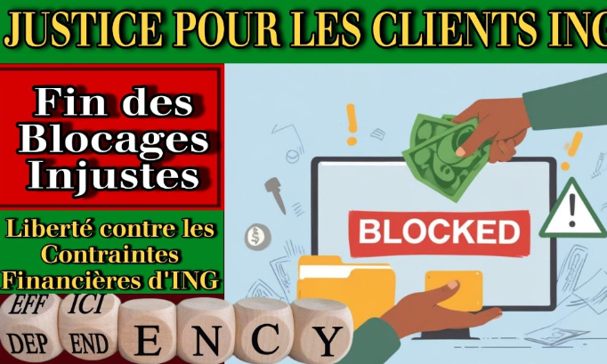 Acc&egrave;s &agrave; mon argent bloqu&eacute; depuis un mois par [ING Belgium: Demande de r&eacute;solution imm&eacute;diate
