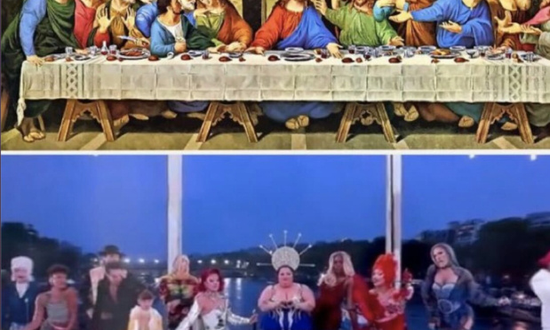 Cérémonie JO / la cène avec des Drag Queens - Respectez notre liberté de croire en Dieu !