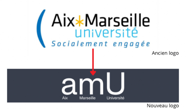 Changement de logo d&rsquo;Aix-Marseille universit&eacute;
