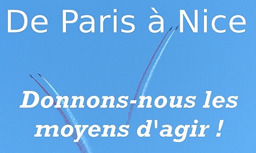 De Paris à Nice : pour une grande souscription publique en réponse à la menace terroriste