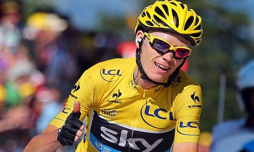 Le reclassement de Christopher Froome