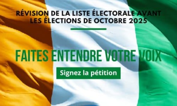 Pour une révision de la liste électorale avant l'élection présidentielle de 2025 en CIV
