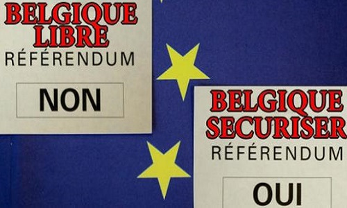 Exigeons en tant que citoyens belges notre droit au référendum.
