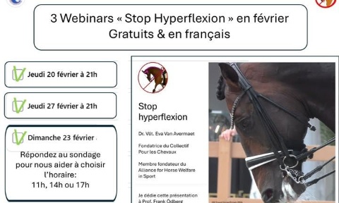 arr&ecirc;t de la souffrance des chevaux lors des concours