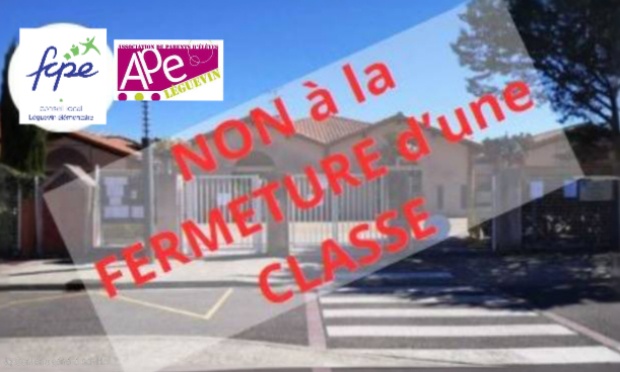 Non à la fermeture d'une classe à la maternelle des Gachots !