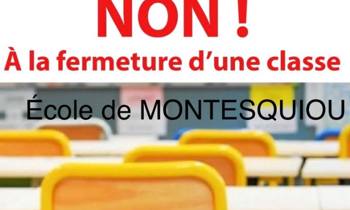 Menace de fermeture d’une classe à l’école de Montesquiou