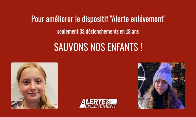 Pour Am&eacute;liorer le dispositif "Alerte enl&egrave;vement " : Sauvons nos enfants