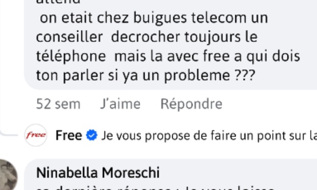 Coupure internet free sans explication