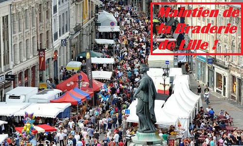 Le maintien de la braderie de Lille 2016