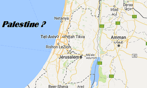 Que Google réintégre la Palestine sur leur carte.