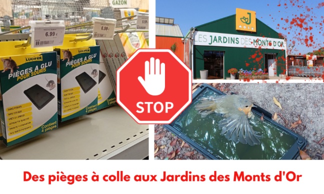 Les Jardins des Monts d'Or (69), cessez de vendre des pièges à colle