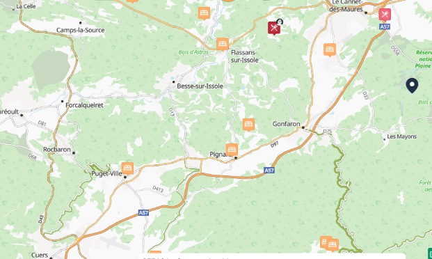 Gratuité de l'autoroute A57 du Cannet des Maures à Puget-Ville